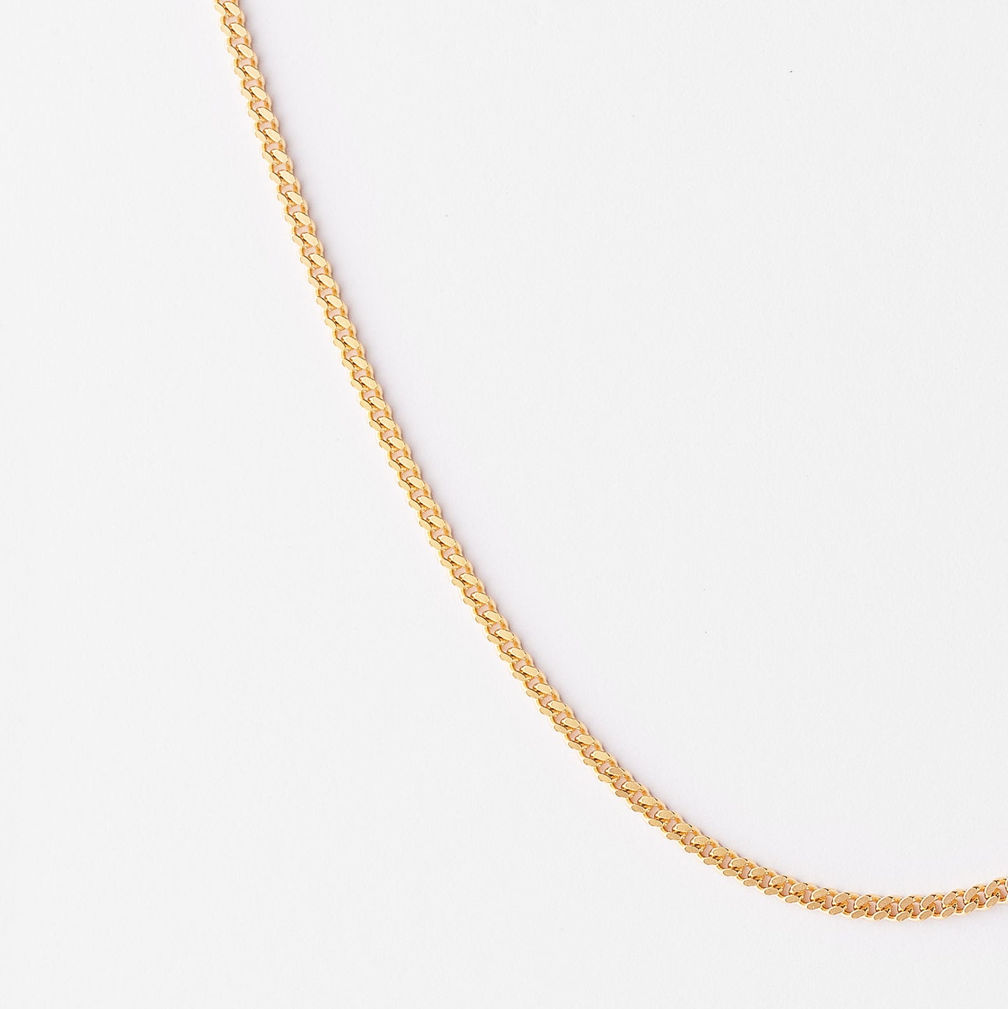 9K Yellow Gold Diamond Cut Curb Chain