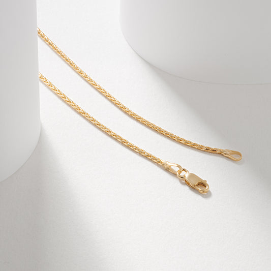 9K Yellow Gold Magic Wheat Chain