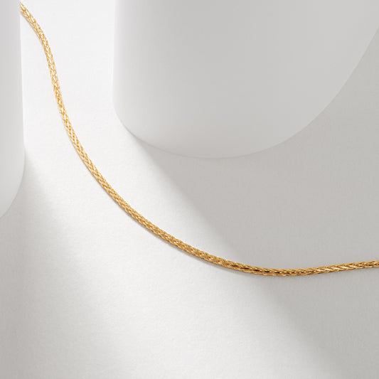 9K Yellow Gold Magic Wheat Chain