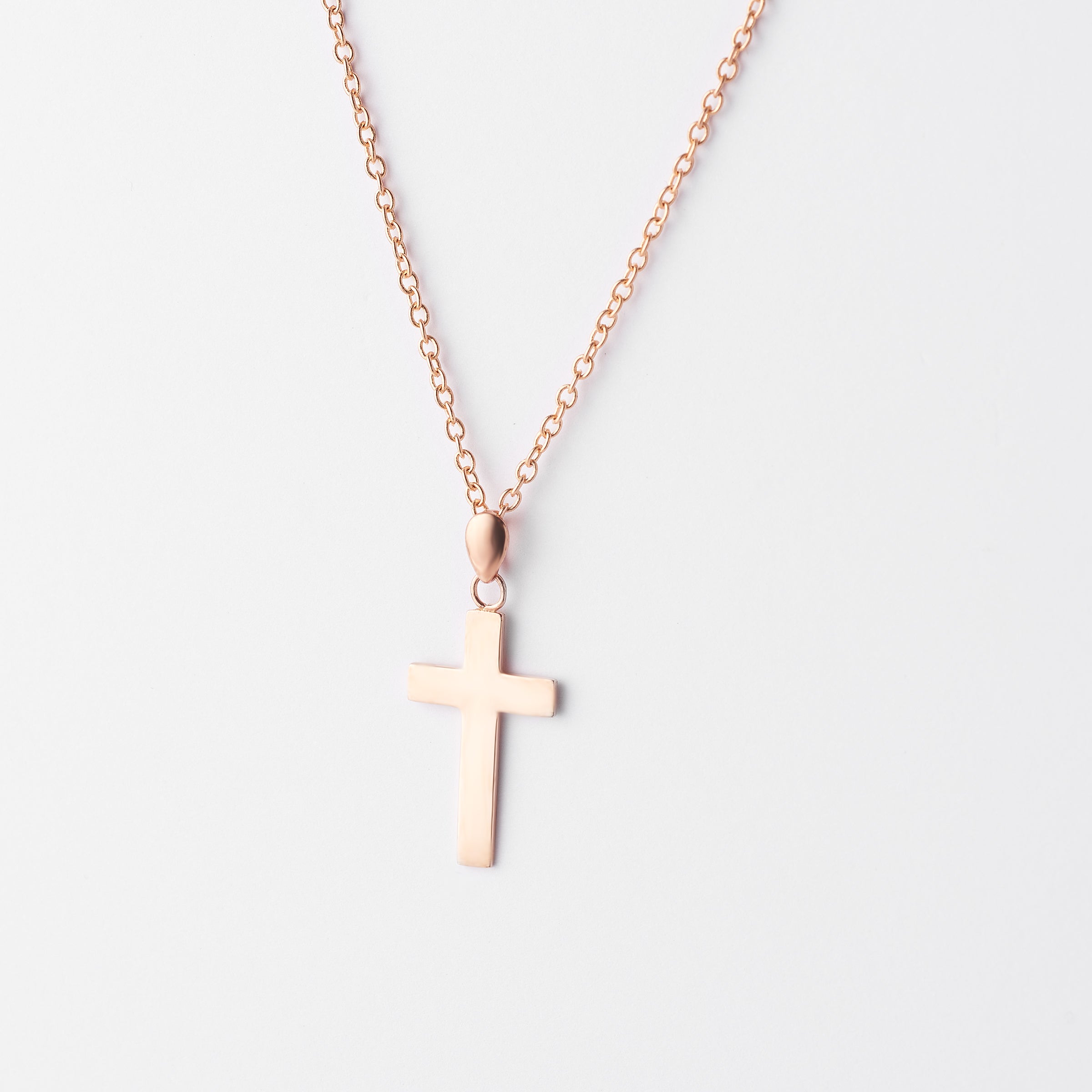 Rose gold store faith necklace