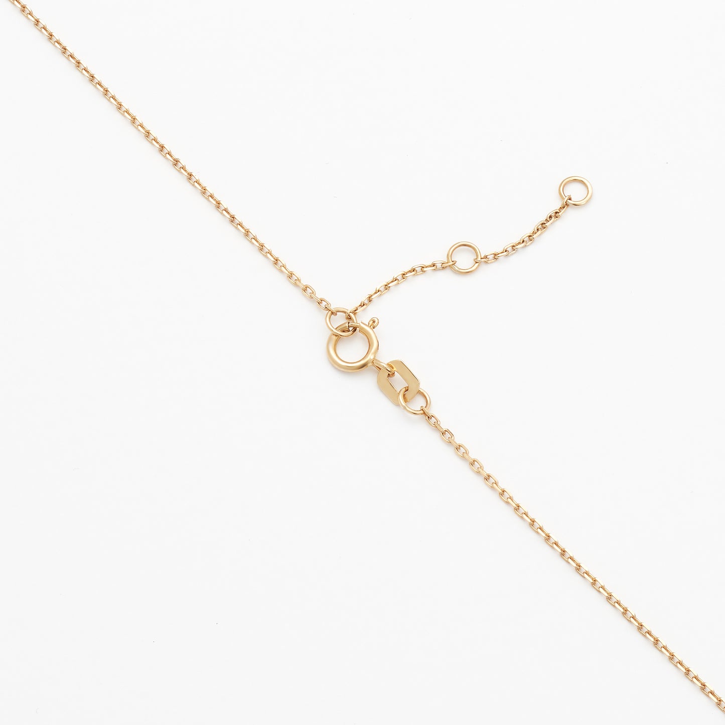 9K Yellow Gold Ball Drop Necklace