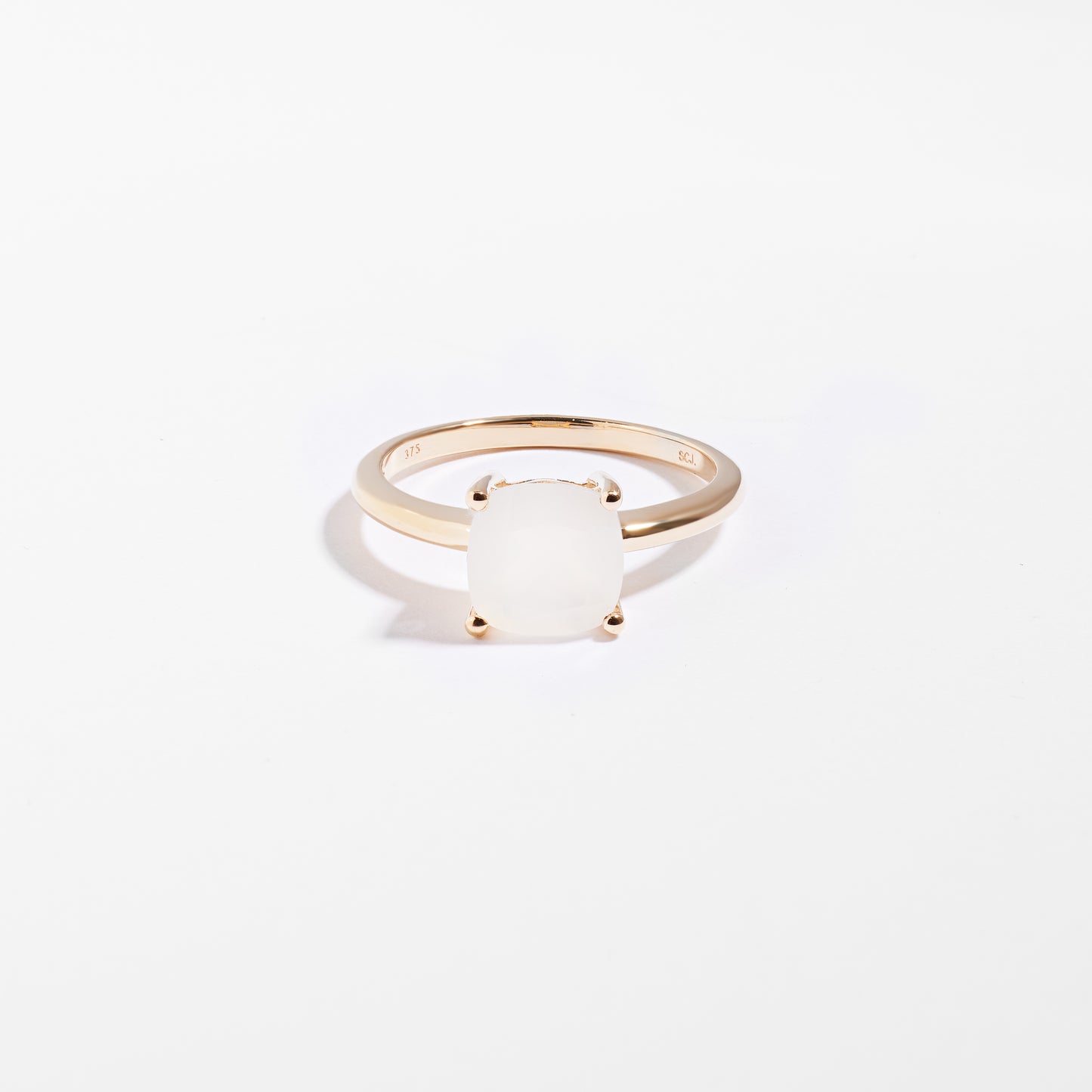 9K Yellow Gold Moonstone June Birthstone Ring