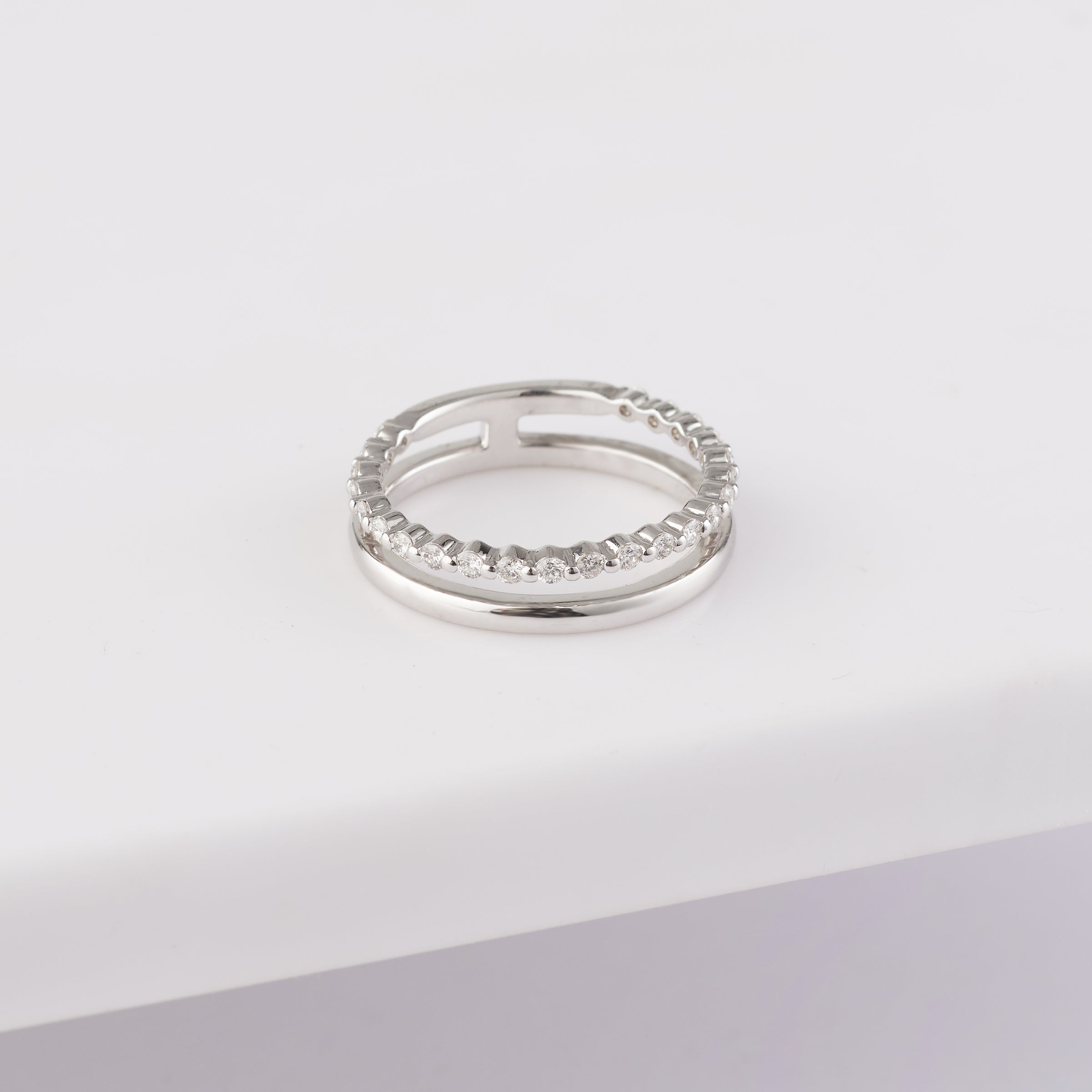 Platinum enhancer sale wedding band