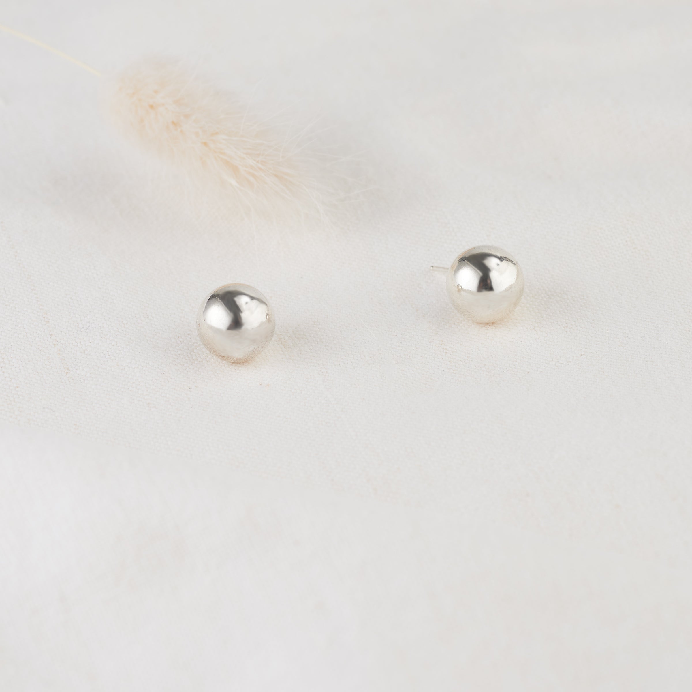 Discover more than 161 silver ball stud earrings 10mm best  seveneduvn