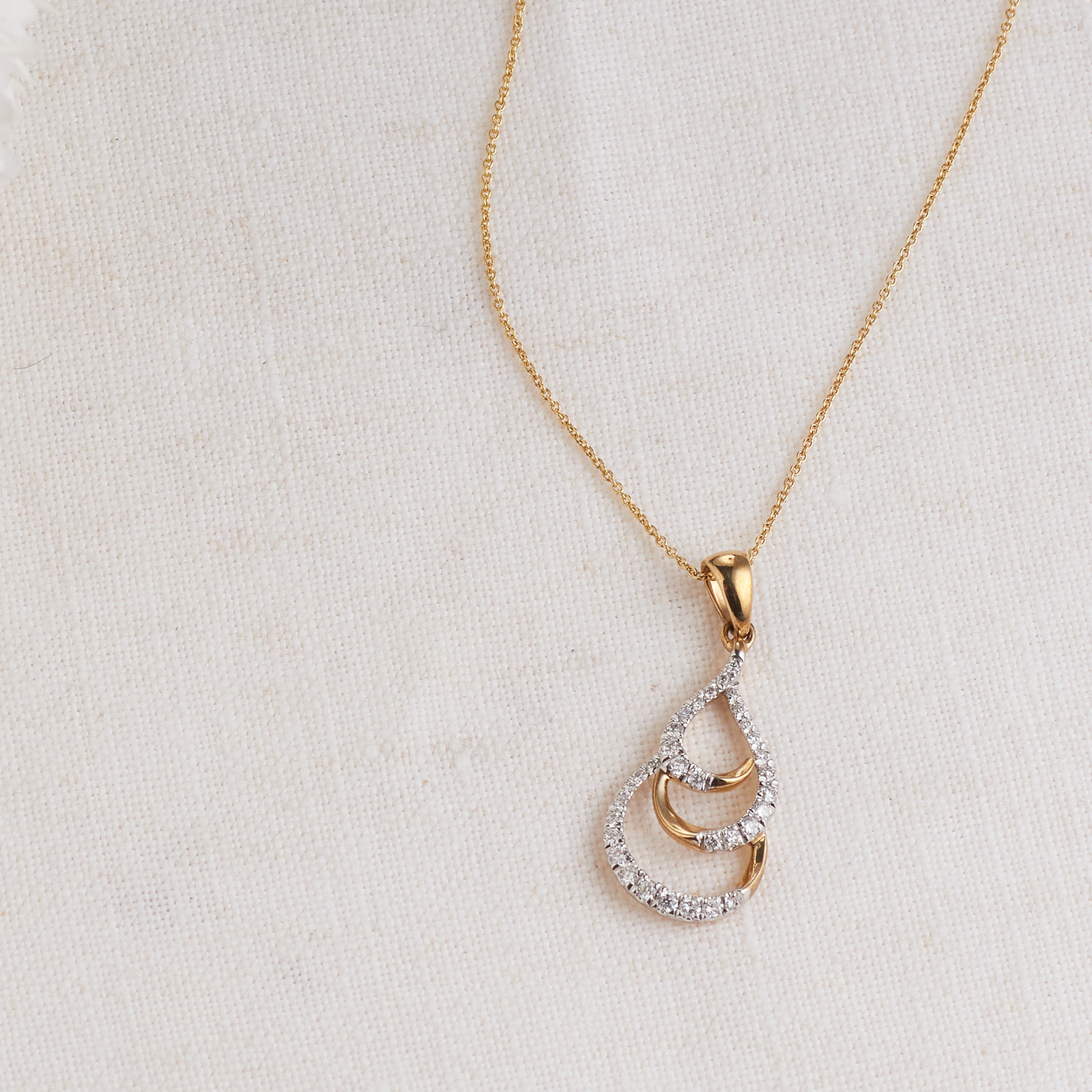 Delicate diamond shop pendant necklace