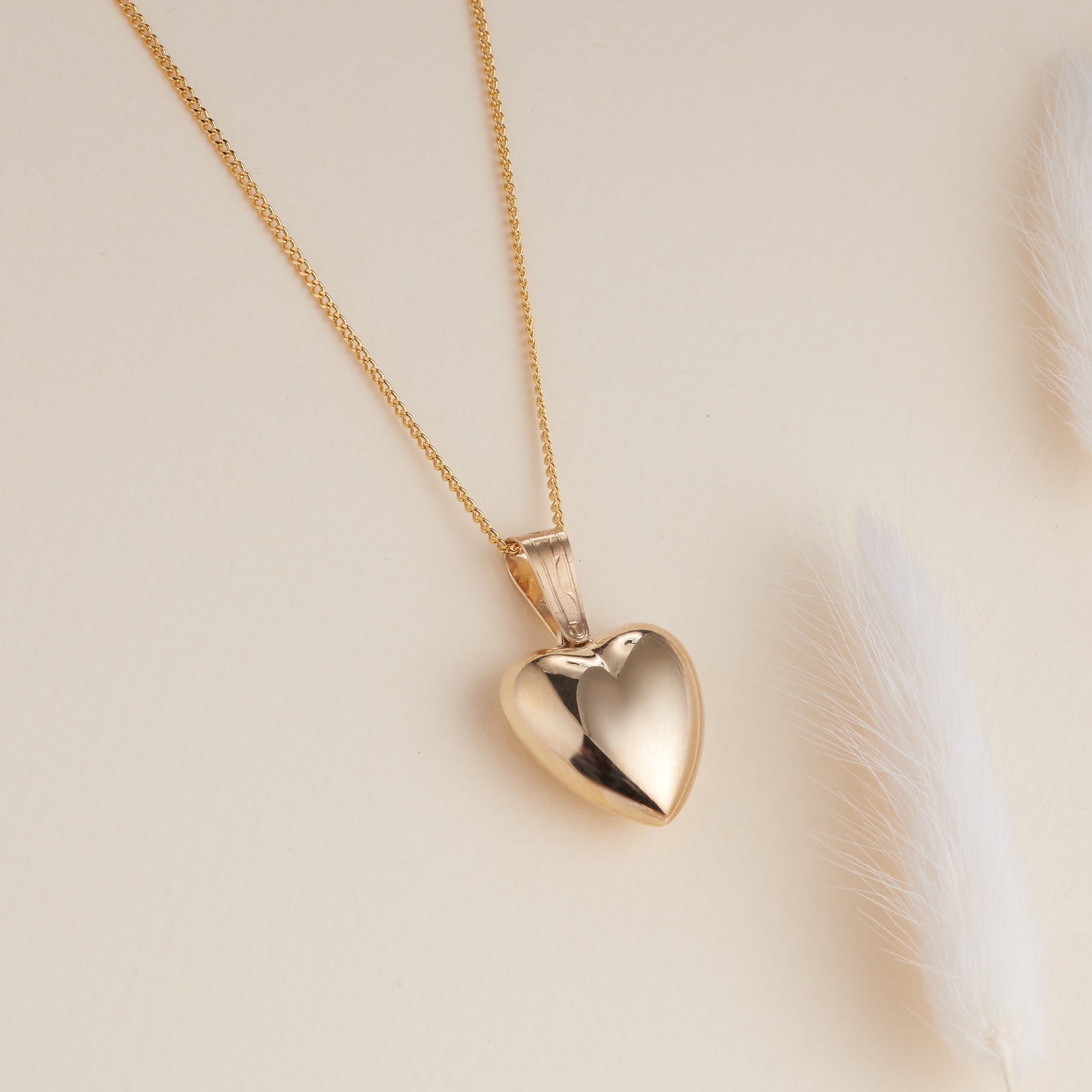 Kids 14k Yellow Gold Filled Puffed Heart Pendant | Children's Necklaces &  Pendants | Jewelry & Watches | Shop The Exchange