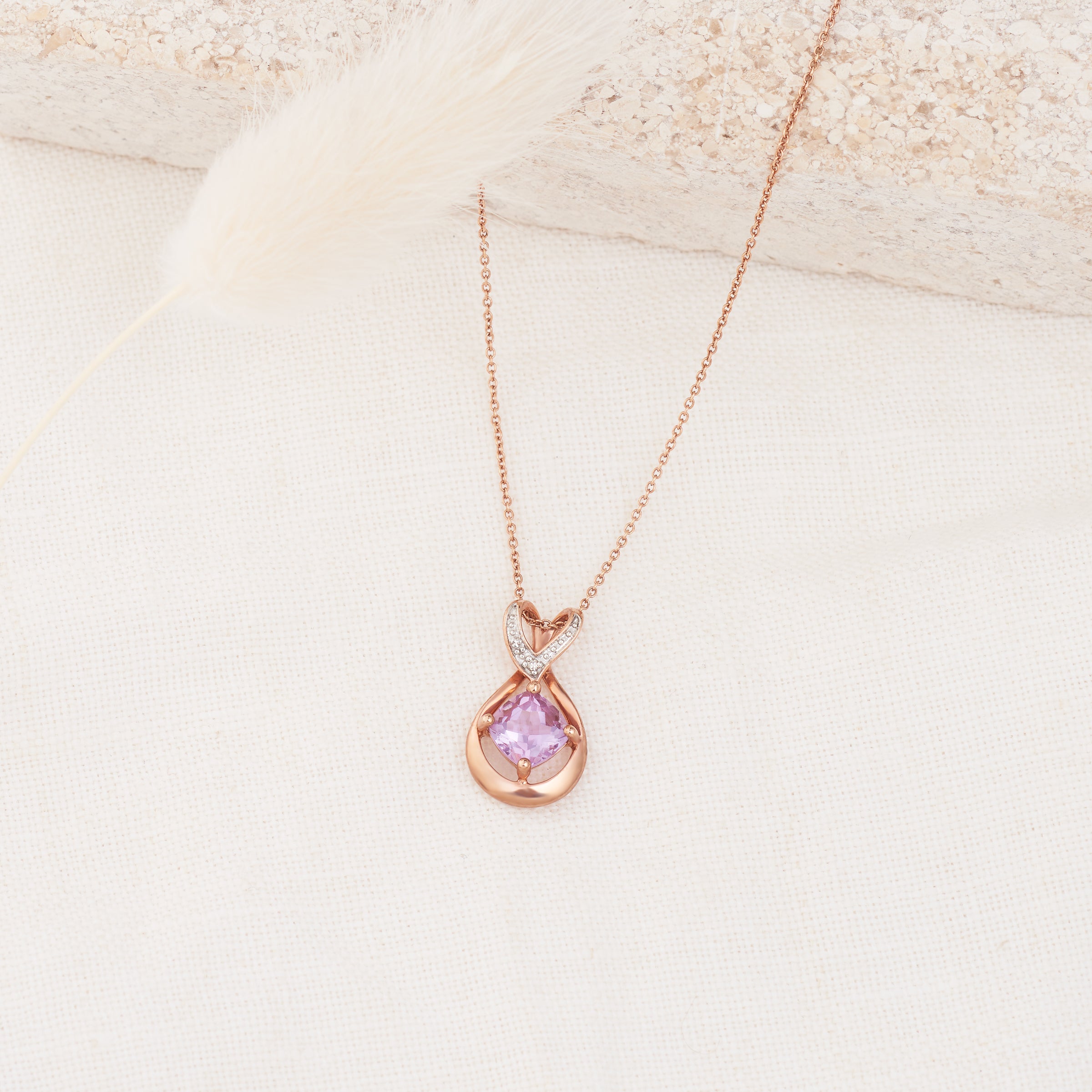 Pink amethyst store jewelry